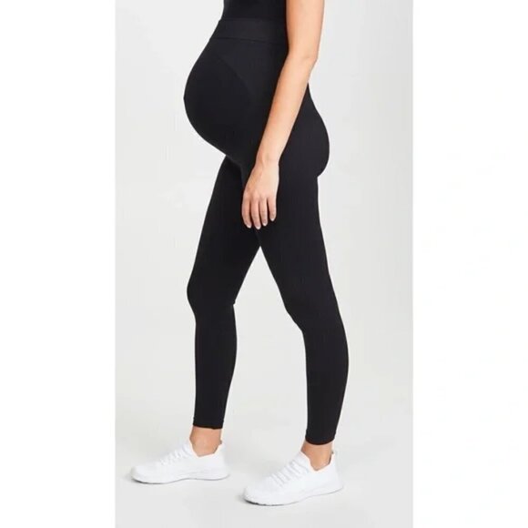 BLANQI Maternity Belly Support Leggings, Black, Size S - Picture 1 of 8
